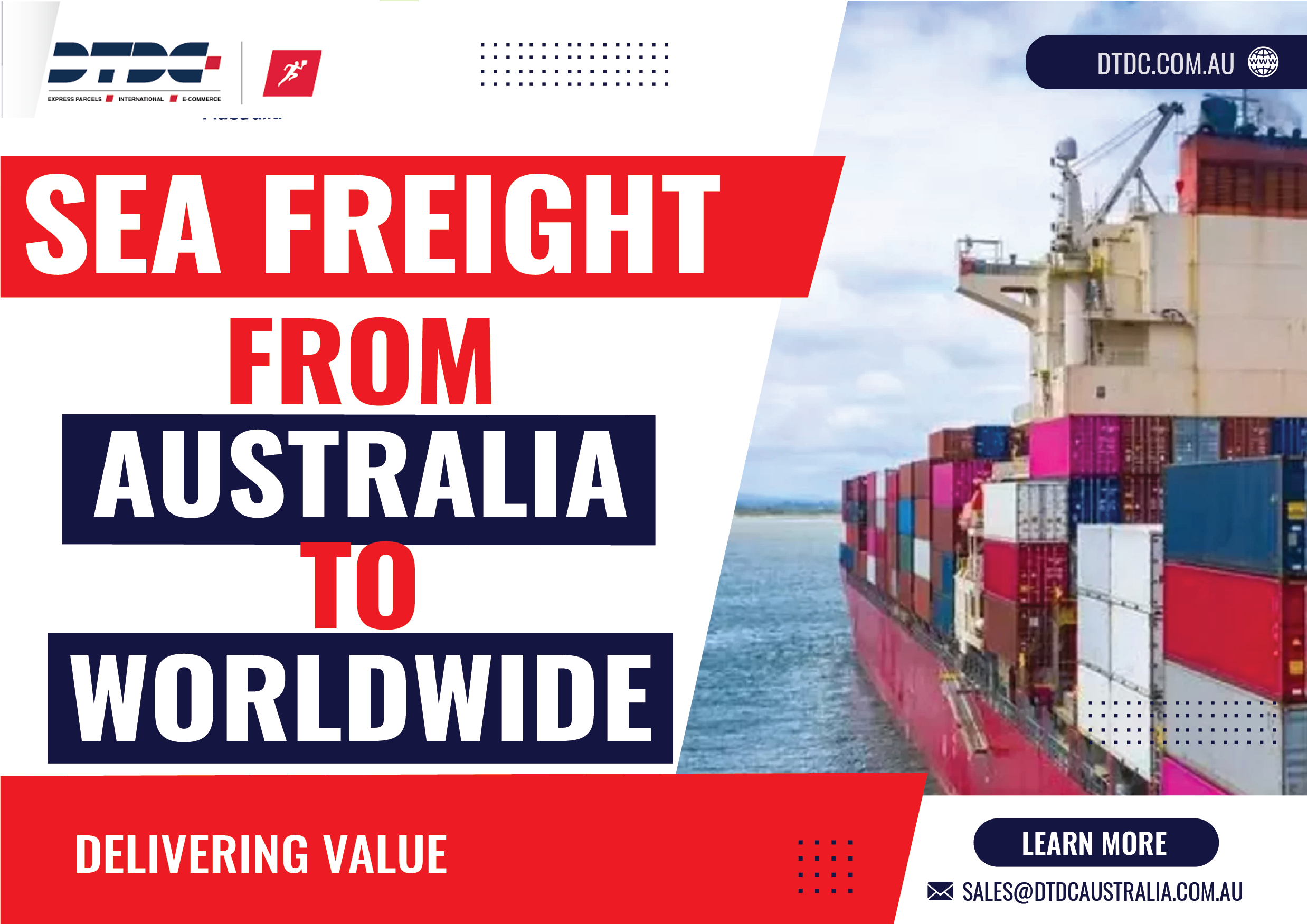 Sea Freight From Australia To Worldwide