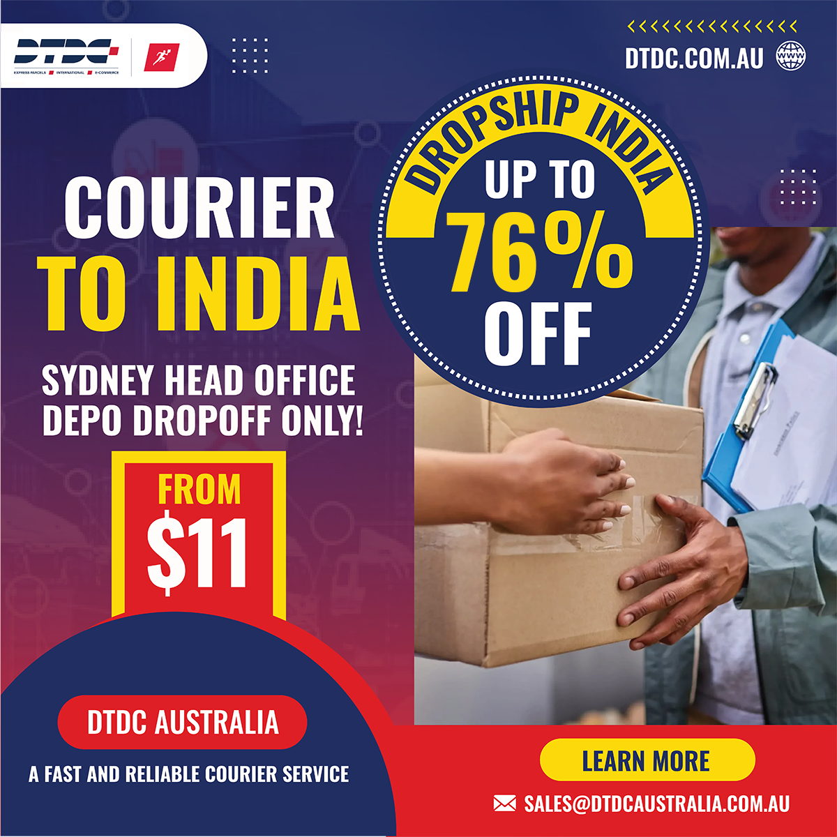 courier-to-india-from-11-depot-drop-off-only