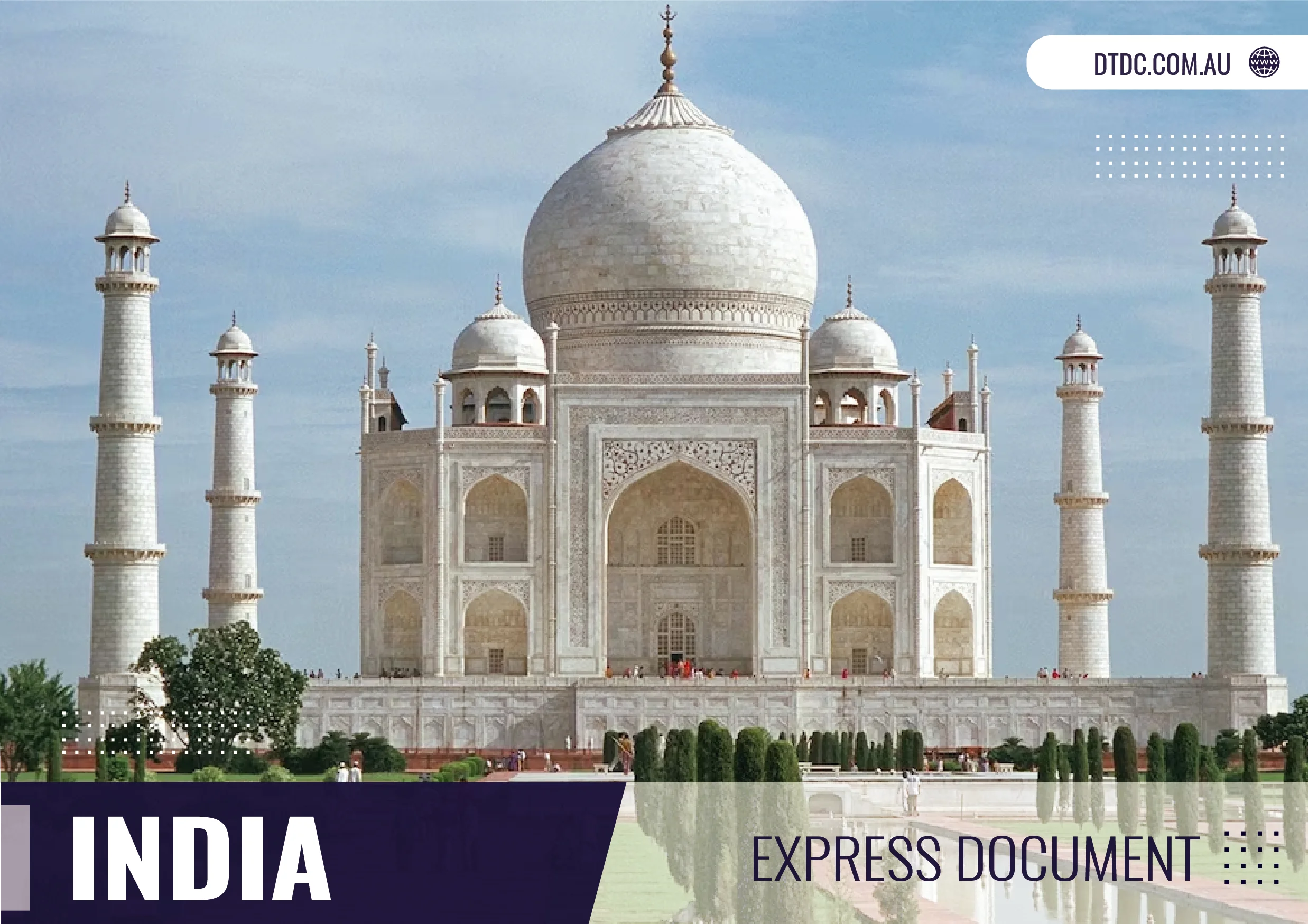 express document delivery to India. Get Your quote Now.