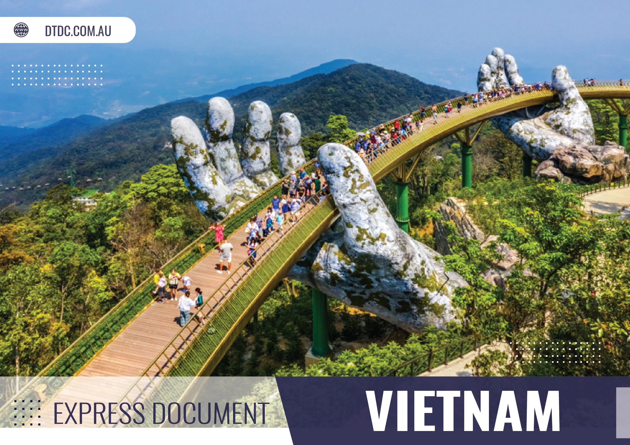 Express document to Vietnam - DTDC Australia