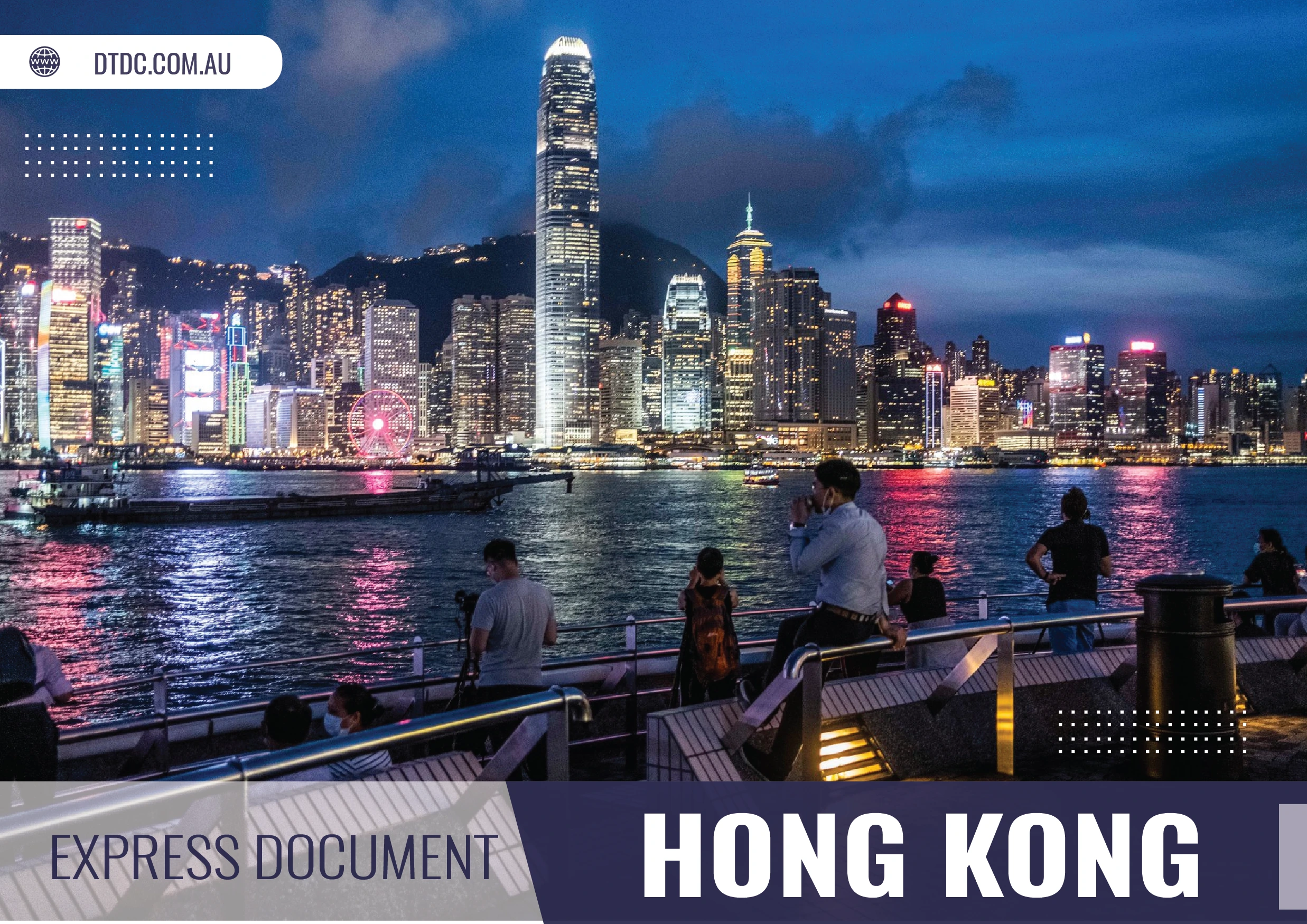 Express document to Hong Kong - DTDC Australia