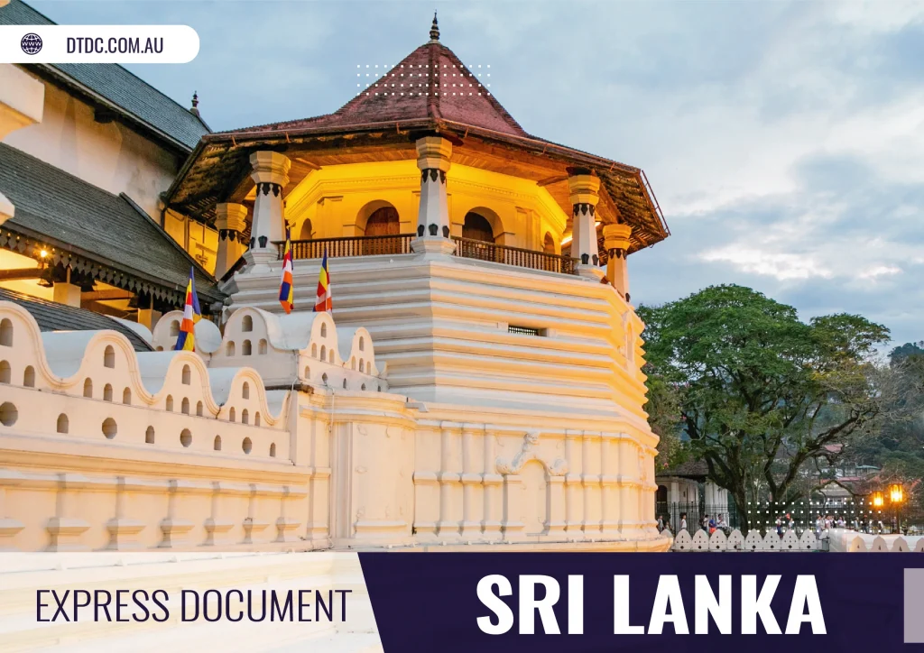 Express document to Sri Lanka - DTDC Australia