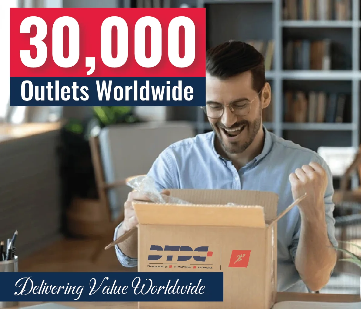 DTDC global presence - 30,000 outlets worldwide