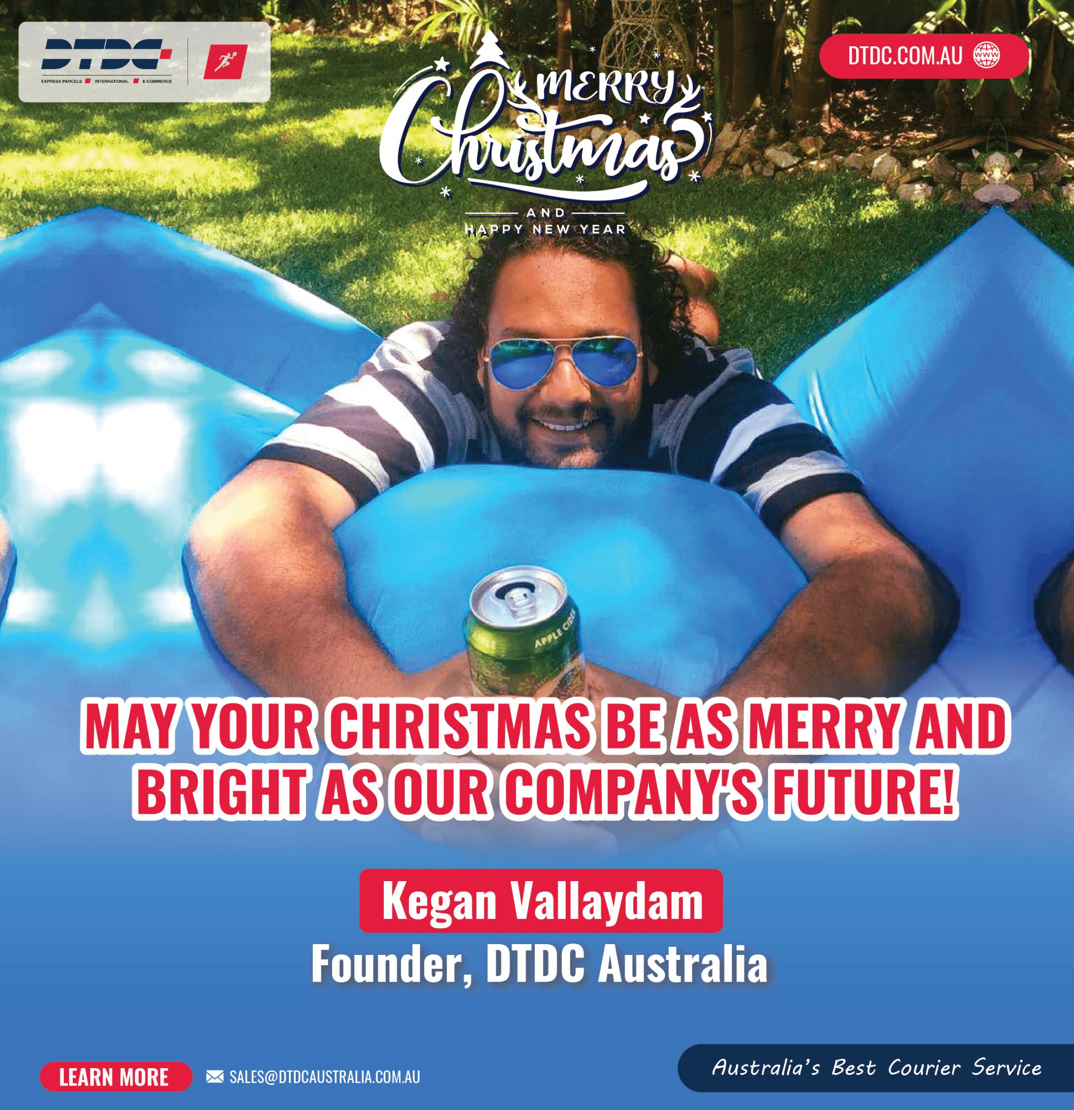 Dive into Holiday Joy with DTDC Australia - Closing Dates and Cheerful Wishes!