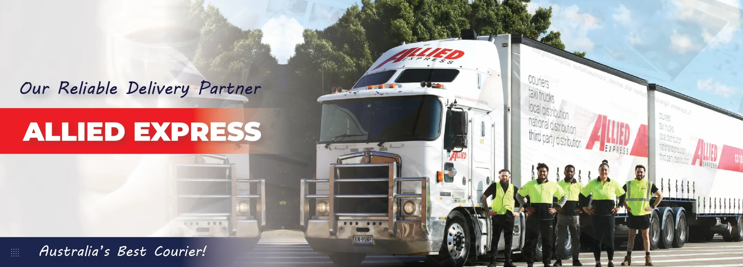 Our courier delivery partner - Allied Express