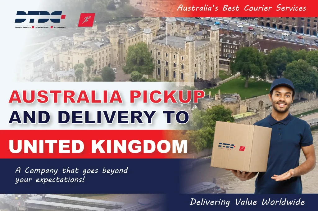 Australia pickup and delivery to uk