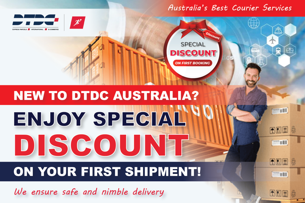 New to DTDC Australia Enjoy Special Discount On Your First Shipment update