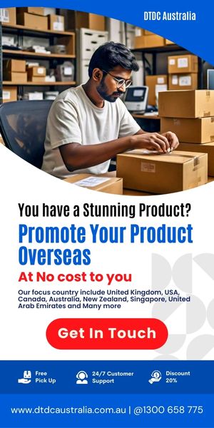 Promote your product overseas - DTDC Australia