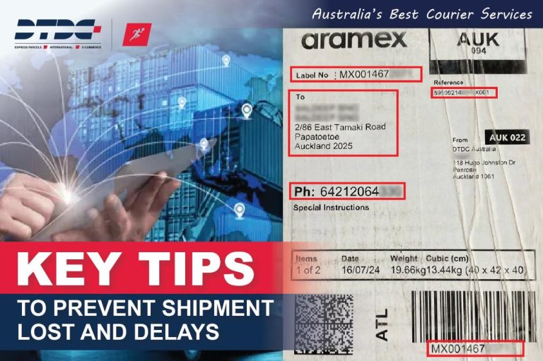 Prevent Shipment Lost and Delays - DTDC Australia