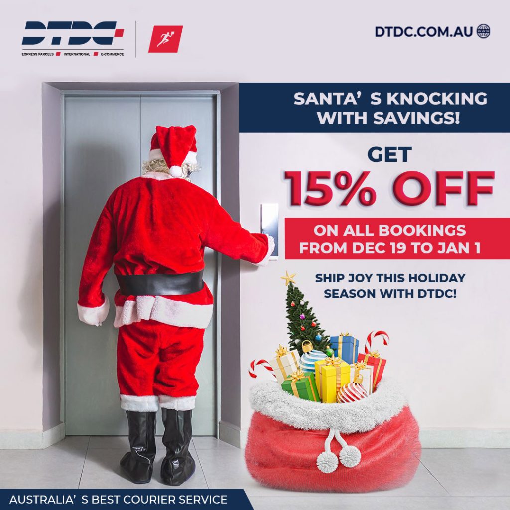 Santas knocking with savings