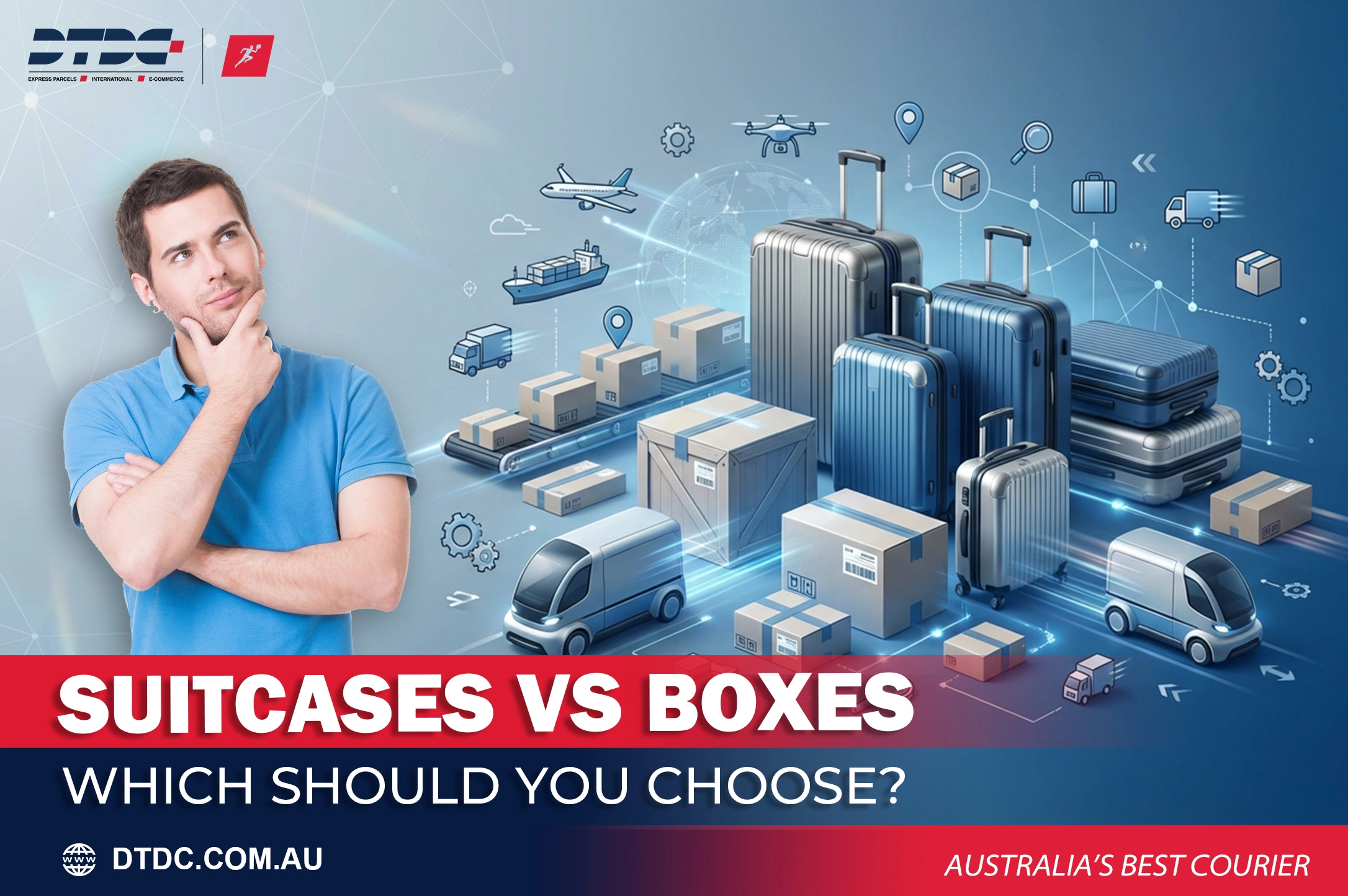 Suitcase Vs Boxes For Courier
